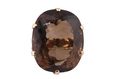9kt Yellow Gold Large Smoky Quartz Cocktail Ring