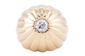 RETRO STYLE DIAMOND BOMBÉ RING, CIRCA 1940