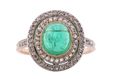 Edwardian Emerald Cabochon Ring