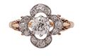 Edwardian 0.80ct Old European Cut Diamond Cluster Halo Ring