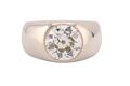 OLD EUROPEAN DIAMOND SOLITAIRE RING, CIRCA 1970
