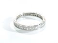 Platinum carre cut diamond full eternity ring