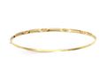 Antique 21kt engraved solid slave bangle
