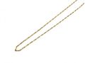 Antique hayseed 15kt yellow gold chain