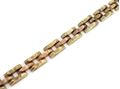 1960s Hungarian 14kt rose and yellow gold textured bracelet