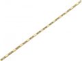 Vintage 14kt yellow gold fine swirl link bracelet