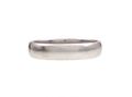 4.15mm D-Shape Polished Wedding Ring in 18kt White Gold