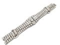 Art Deco Diamond Panel Bracelet in Platinum