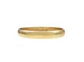 Vintage 2.9mm Polished D-shape Wedding Band in 18kt Yellow Gold