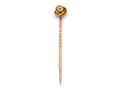 Antique Sapphire & Yellow Gold Knot Stickpin