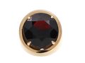 1970s Garnet Dress Ring in 9kt Yellow Gold