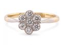 Edwardian Diamond Cluster Ring