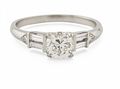 Diamond Solitaire Ring in Platinum