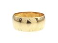 1966 vintage 8mm wedding band in 18kt yellow gold