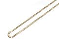 Italian 9kt yellow gold close curb chain