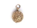 Antique hinged globular flower pomander in 9kt gold