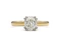 Vintage 1.28ct Old Mine Cut Diamond Solitaire Engagement Ring