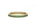 18kt Yellow Gold & Emerald Full Eternity Ring