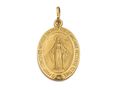Vintage miraculous medal in 18kt yellow gold