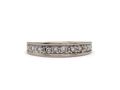 Vintage diamond half eternity ring in 18kt gold