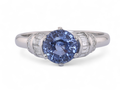 Retro Sapphire and Diamond Dress Ring