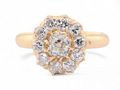 Diamond Cluster Ring