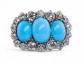 Turquoise and Diamond Ring