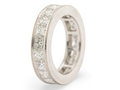 Platinum Princess Cut Diamond Full Eternity Ring 7.5ct