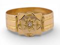 Victorian 18ct Gold Diamond Band Ring