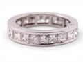 18ct White Gold Princess-Cut Diamond Full Eternity Ring18ct White Gold Princess-Cut Diamond Full Eternity Ring