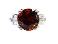 Garnet and Diamond Ring