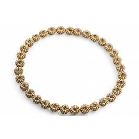 RETRO TIFFANY & CO. SAPPHIRE NECKLACE, CIRCA 1950