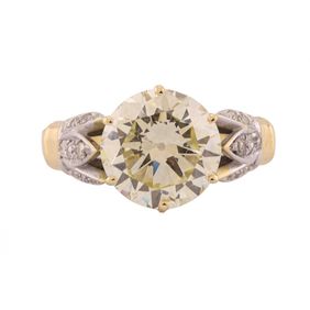 yellow diamond engagement ring