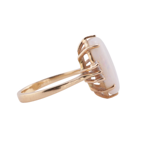 OPAL AND DIAMOND COCKTAIL RING