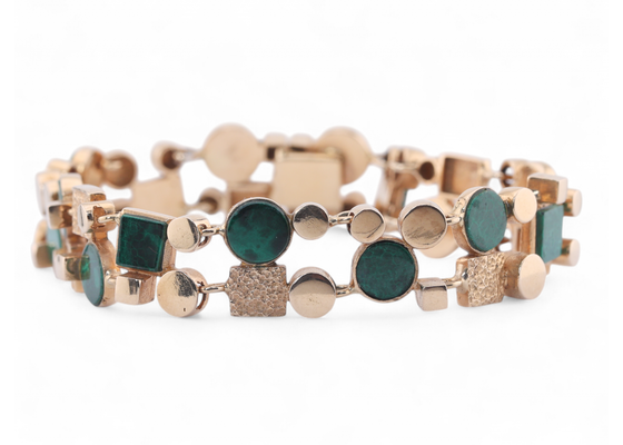Malachite Modernist Bracelet