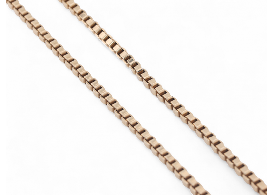 1970s Heavy Box Chain In 9kt Yellow Gold