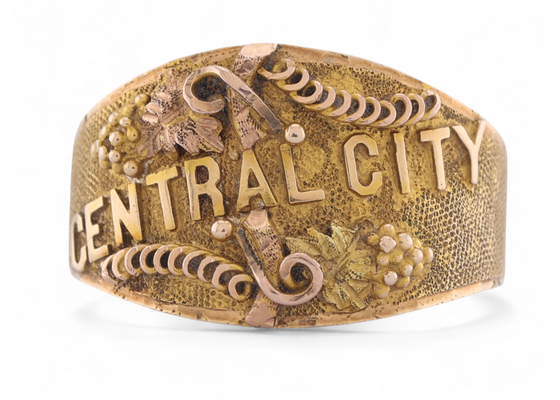 Vintage 'Central City' Gilpin County, Colorado Ring In 14kt Yellow Gold