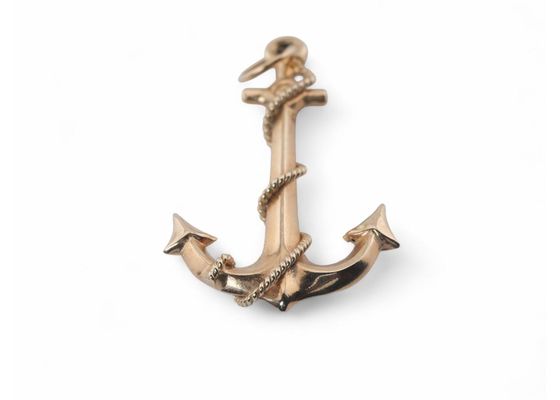Gold Anchor Charm