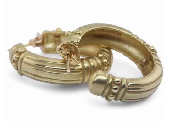 Yellow Gold Earrings by Vahe Naltsayan