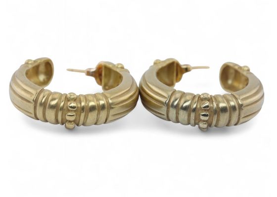 Yellow Gold Earrings by Vahe Naltsayan