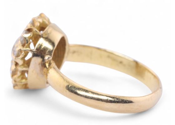 Diamond Cluster Ring