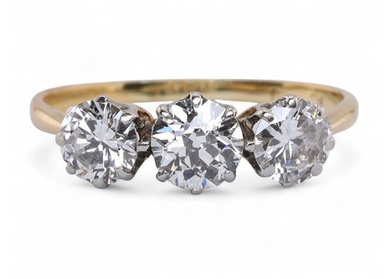 Diamond Three-Stone Ring