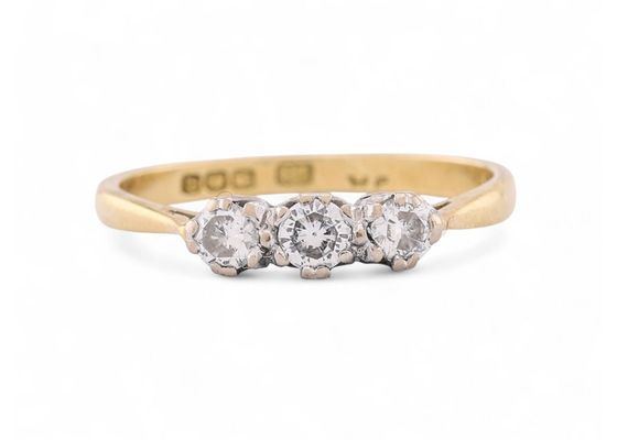 Diamond Three-Stone Ring