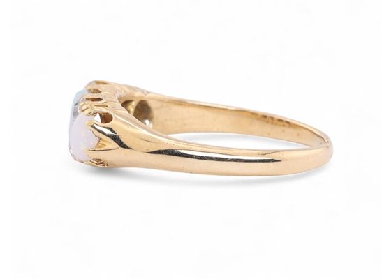 Opal and Diamond Ring