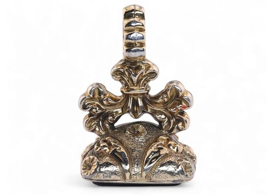 Antique Gilded Fob set with Amethyst