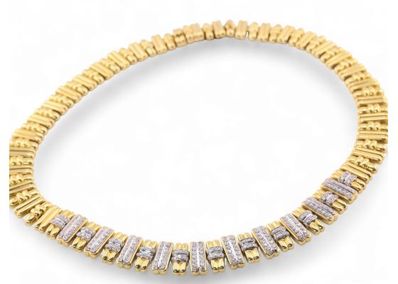 1980s Diamond Italian Necklace