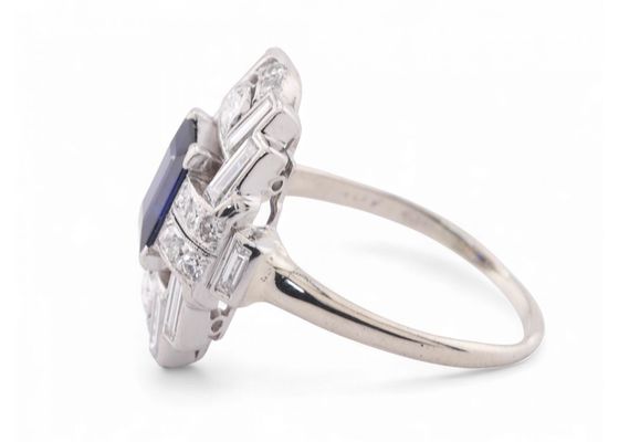 Sapphire and Diamond Ring