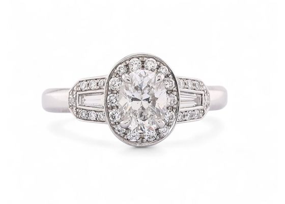 Oval Diamond Ring