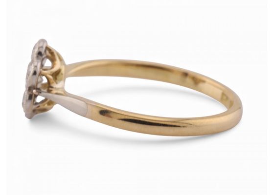 Edwardian Diamond Cluster Ring