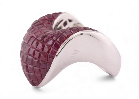 Ruby statement ring by Damiani